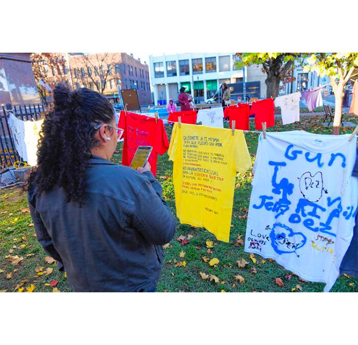 Greenfield domestic violence vigil offers ‘survivor-centered space’